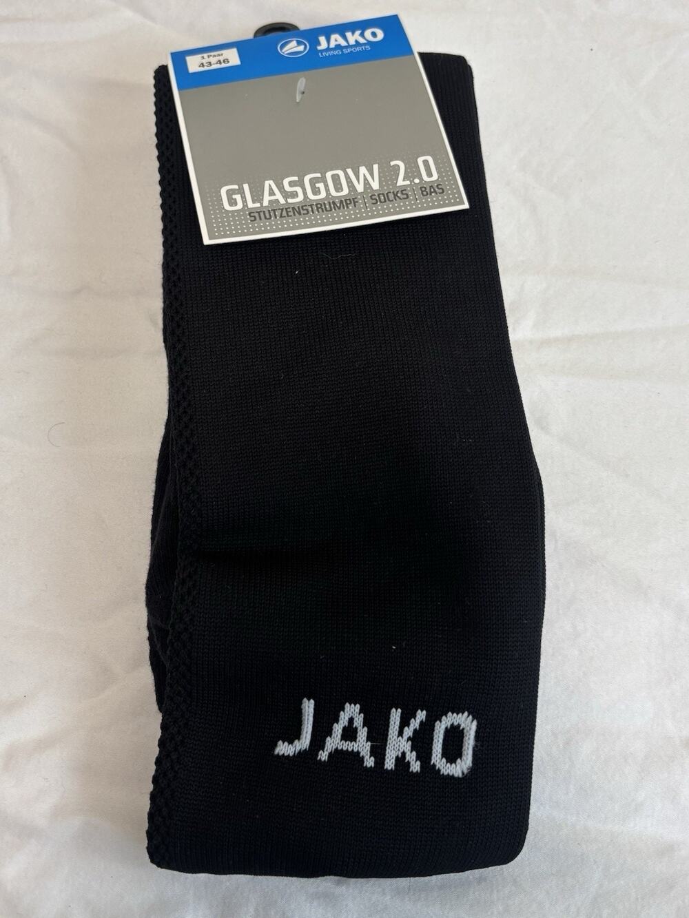 NWT Jako Unisex Socks Black Training Athletic Blokecore Soccer Mens Size 10-12